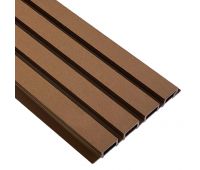 Реечная Фасадная панель Wood-X 219х26 (Шлифованная) Коричневый