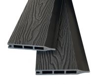 Заборная панель (шип-паз) Wood-X 146х20 Чёрное дерево 3D