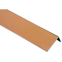 Угол алюминиевый завершающий 3000x51.5x30 мм Сосна