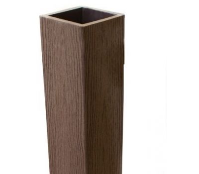 Столб опорный 100х100х3000 Select Тёмно Коричневый от производителя  Woodvex по цене 1 287 р