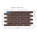 Фасадная Retro Brick Chili от производителя  Термопанели Аляска по цене 3 200 р