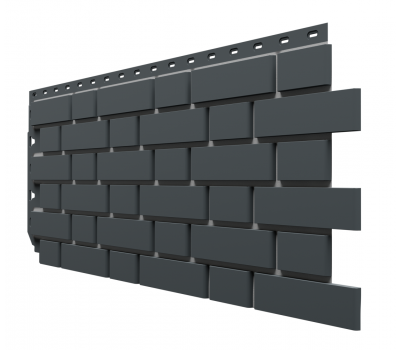 Фасадные панели Flemish (гладкий кирпич) Тёмно-серый от производителя  Docke по цене 570 р