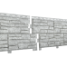 Фасадная панель Стоун Хаус Сланец Светло серый от производителя  Ю-Пласт по цене 415 р