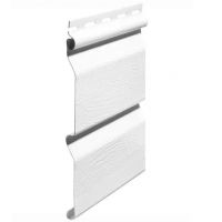 Виниловый сайдинг - Standart, Белый Виниловый сайдинг - Standart, Белый