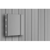 Виниловый вертикальный сайдинг Standart - Серый Виниловый вертикальный сайдинг Standart - Серый