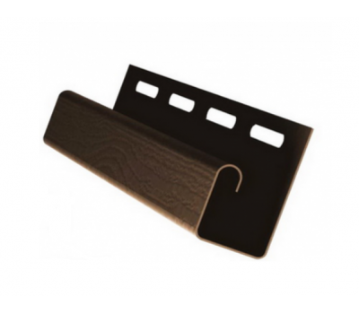 J-профиль (J-trim) коричневый для винилового сайдинга от производителя  Россия по цене 260 р